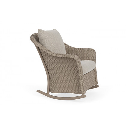 Lloyd Flanders™ Weekend Retreat Lounge Rocker - French Beige, Callen Celadon