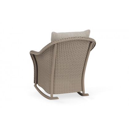 Lloyd Flanders™ Weekend Retreat Lounge Rocker - French Beige, Callen Celadon
