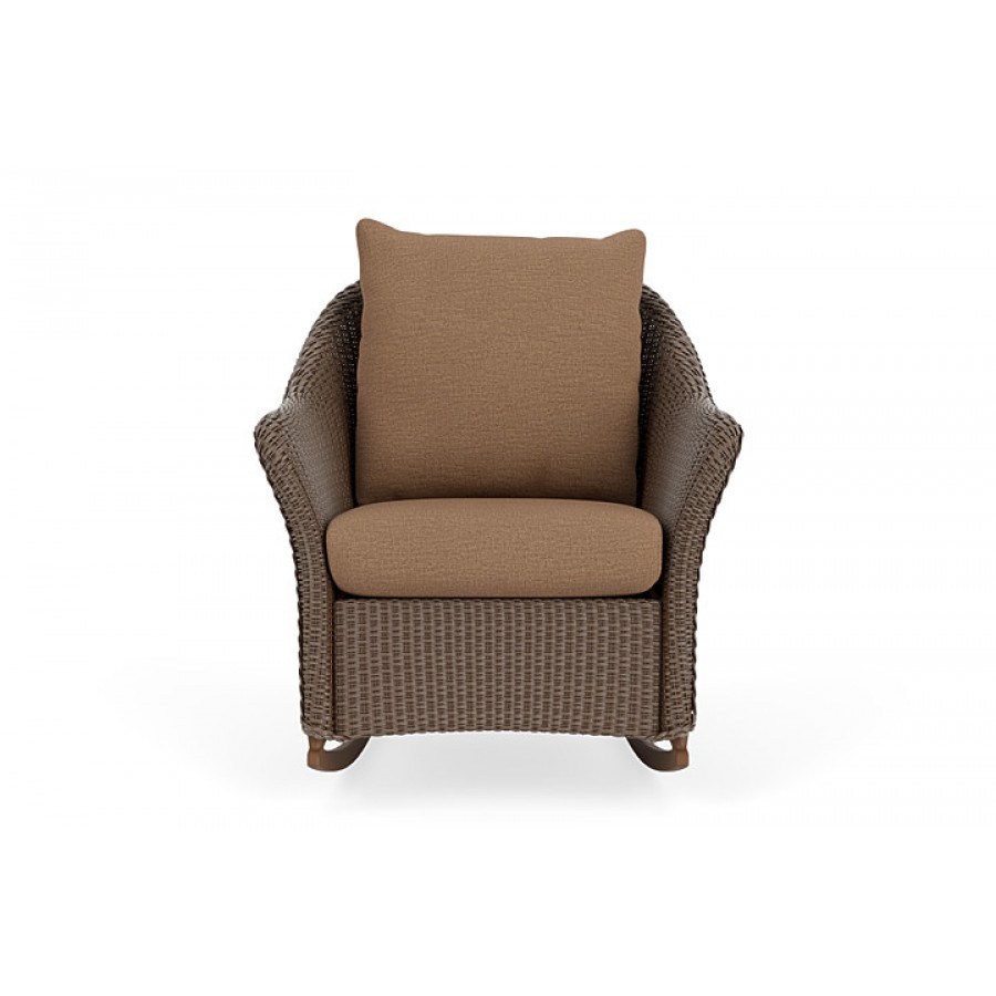Lloyd Flanders™ Weekend Retreat Lounge Rocker - Bark, Canvas Natural