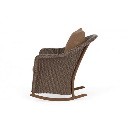 Lloyd Flanders™ Weekend Retreat Lounge Rocker - Bark, Canvas Natural