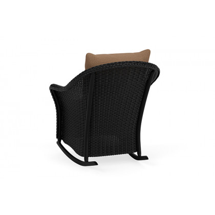 Lloyd Flanders™ Weekend Retreat Lounge Rocker - Ebony, Canvas Natural