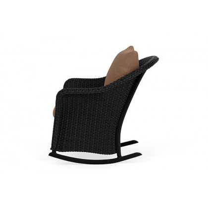 Lloyd Flanders™ Weekend Retreat Lounge Rocker - Ebony, Canvas Natural