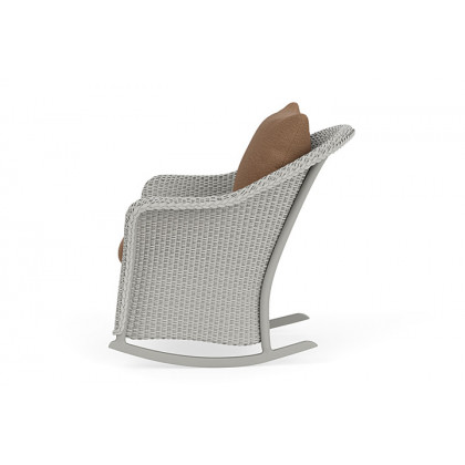 Lloyd Flanders™ Weekend Retreat Lounge Rocker - Platinum, Canvas Natural