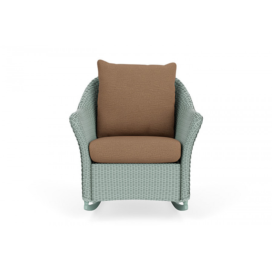 Lloyd Flanders™ Weekend Retreat Lounge Rocker - Sea Glass, Canvas Natural