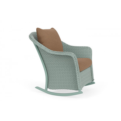 Lloyd Flanders™ Weekend Retreat Lounge Rocker - Sea Glass, Canvas Natural