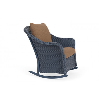 Lloyd Flanders™ Weekend Retreat Lounge Rocker - Denim Blue, Canvas Natural