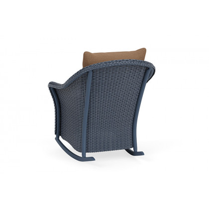 Lloyd Flanders™ Weekend Retreat Lounge Rocker - Denim Blue, Canvas Natural