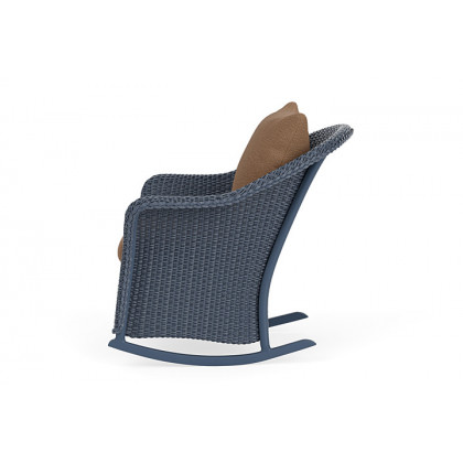 Lloyd Flanders™ Weekend Retreat Lounge Rocker - Denim Blue, Canvas Natural
