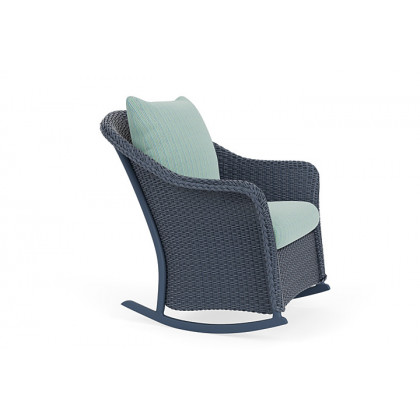 Lloyd Flanders™ Weekend Retreat Lounge Rocker - Denim Blue, Unearth Dew