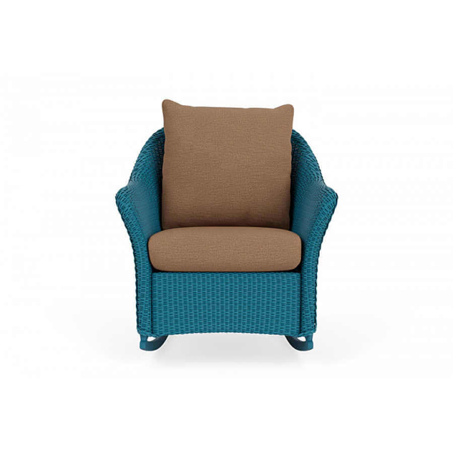 Lloyd Flanders™ Weekend Retreat Lounge Rocker - Peacock, Canvas Natural