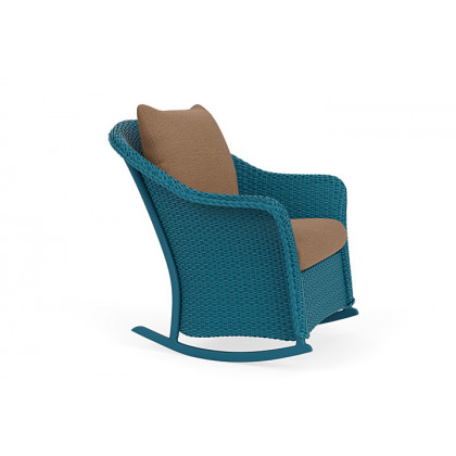 Lloyd Flanders™ Weekend Retreat Lounge Rocker - Peacock, Canvas Natural