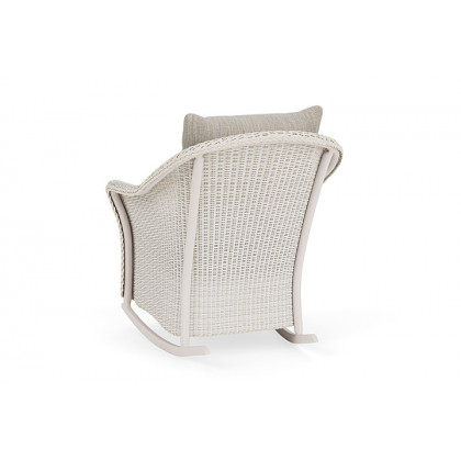 Lloyd Flanders™ Weekend Retreat Lounge Rocker - Antique White, Callen Celadon