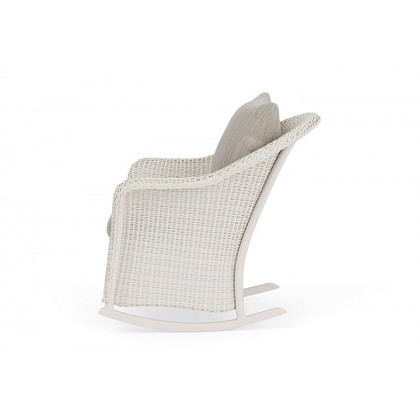 Lloyd Flanders™ Weekend Retreat Lounge Rocker - Antique White, Callen Celadon