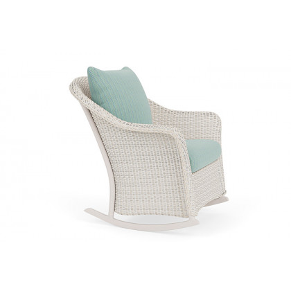 Lloyd Flanders™ Weekend Retreat Lounge Rocker - Antique White, Unearth Dew