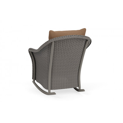 Lloyd Flanders™ Weekend Retreat Lounge Rocker - Pewter, Canvas Natural