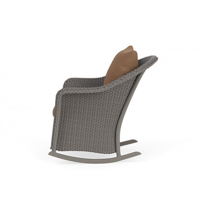 Lloyd Flanders™ Weekend Retreat Lounge Rocker - Pewter, Canvas Natural