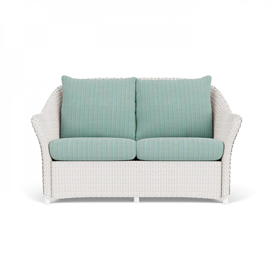 Lloyd Flanders™ Weekend Retreat Loveseat - White, Unearth Dew