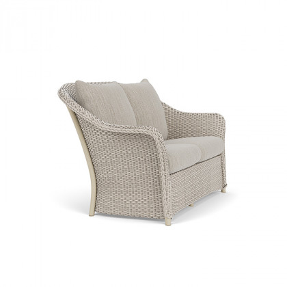 Lloyd Flanders™ Weekend Retreat Loveseat - Linen, Callen Celadon