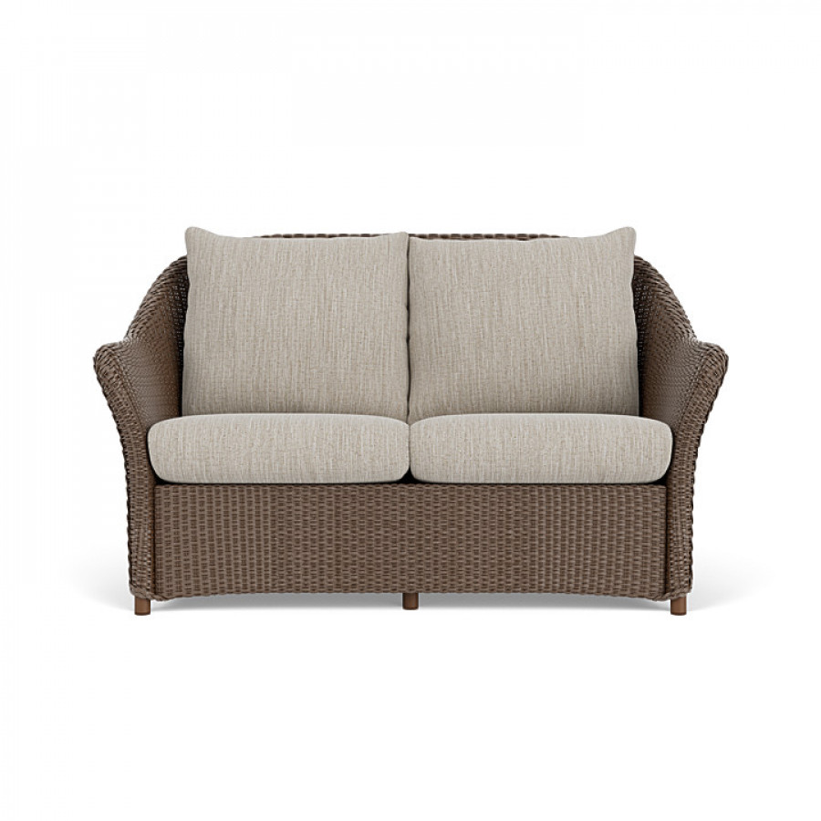 Lloyd Flanders™ Weekend Retreat Loveseat - Bark, Callen Celadon