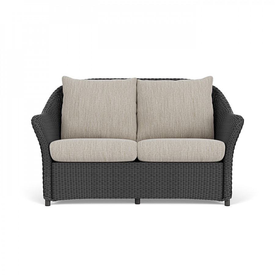 Lloyd Flanders™ Weekend Retreat Loveseat - Charcoal, Callen Celadon