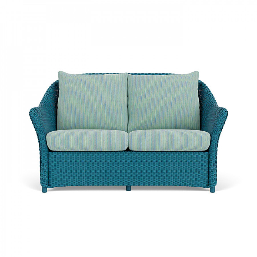 Lloyd Flanders™ Weekend Retreat Loveseat - Peacock, Unearth Dew