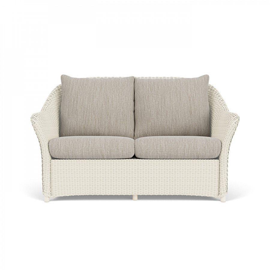Lloyd Flanders™ Weekend Retreat Loveseat - Ivory, Callen Celadon