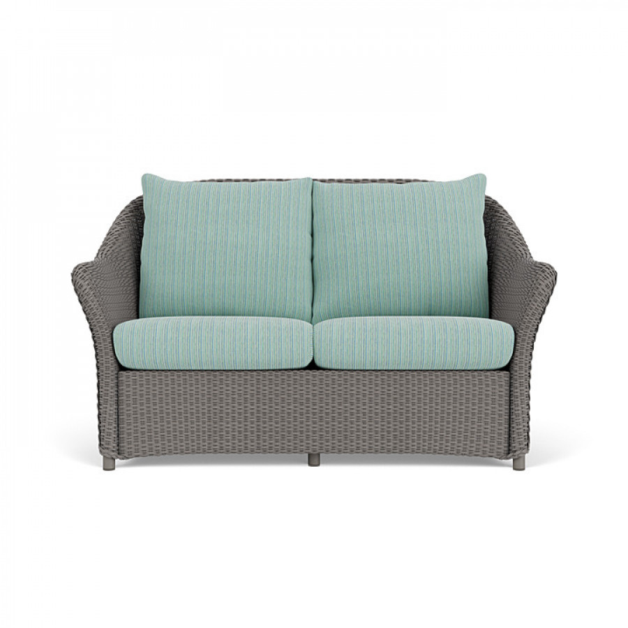 Lloyd Flanders™ Weekend Retreat Loveseat - Pewter, Unearth Dew