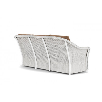 Lloyd Flanders™ Weekend Retreat Sofa - Matte White, Canvas Natural
