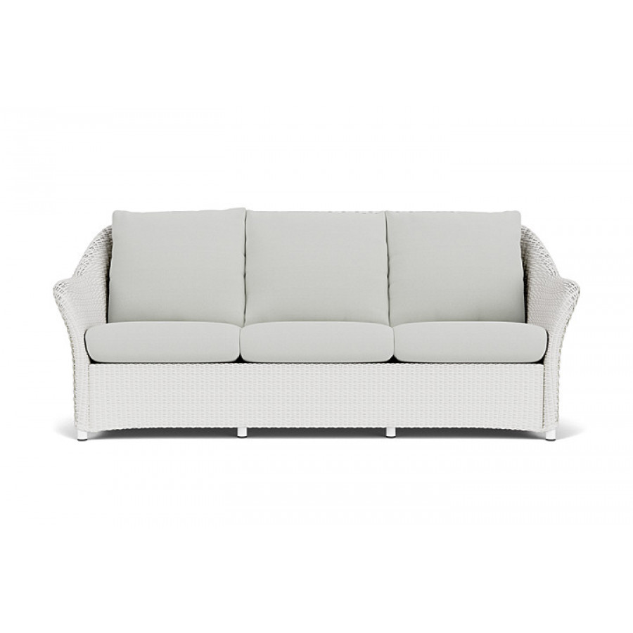 Lloyd Flanders™ Weekend Retreat Sofa - Matte White, Loveboat Mint