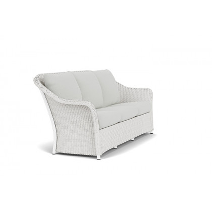 Lloyd Flanders™ Weekend Retreat Sofa - Matte White, Loveboat Mint