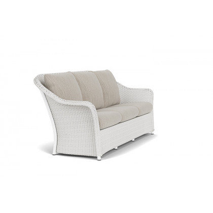 Lloyd Flanders™ Weekend Retreat Sofa - Matte White, Callen Celadon