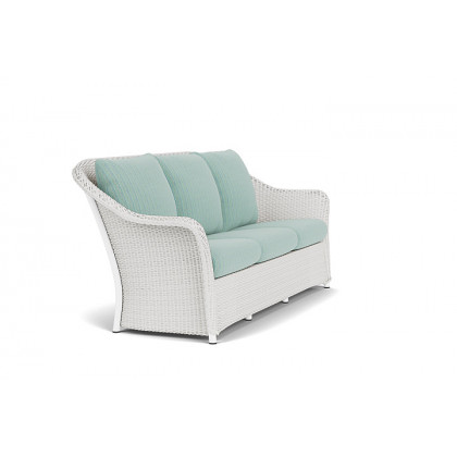 Lloyd Flanders™ Weekend Retreat Sofa - Matte White, Unearth Dew