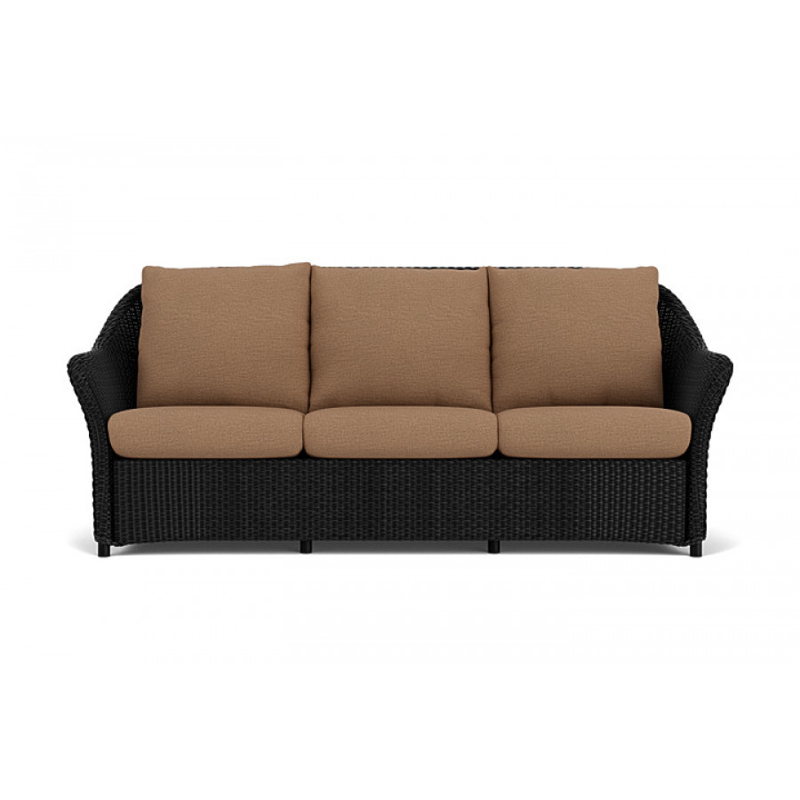 Lloyd Flanders™ Weekend Retreat Sofa - Ebony, Canvas Natural