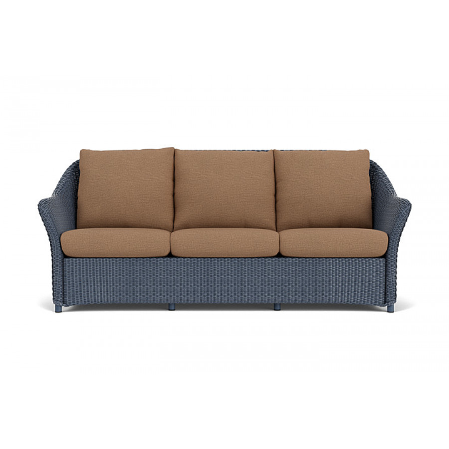 Lloyd Flanders™ Weekend Retreat Sofa - Denim Blue, Canvas Natural