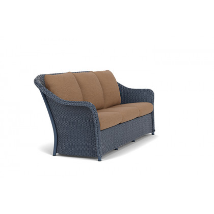 Lloyd Flanders™ Weekend Retreat Sofa - Denim Blue, Canvas Natural