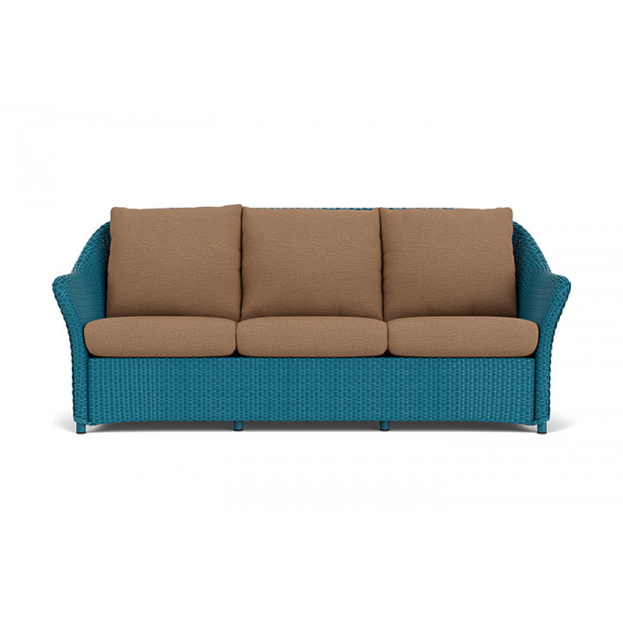 Lloyd Flanders™ Weekend Retreat Sofa - Peacock, Canvas Natural