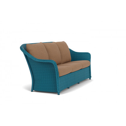 Lloyd Flanders™ Weekend Retreat Sofa - Peacock, Canvas Natural