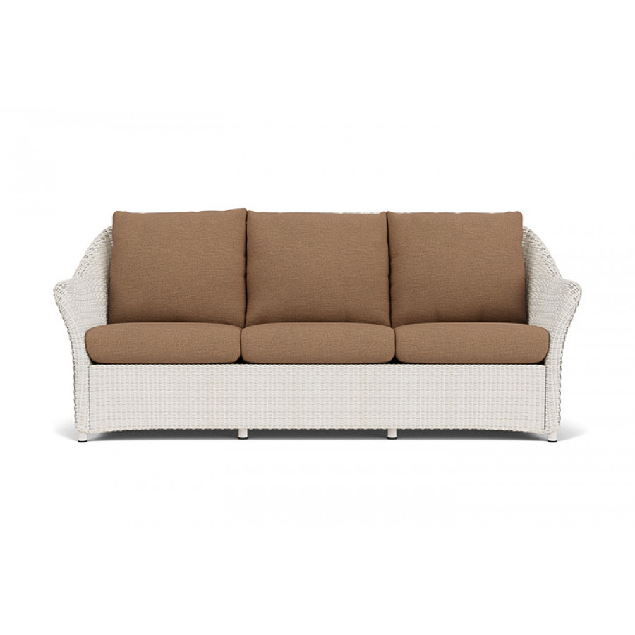 Lloyd Flanders™ Weekend Retreat Sofa - Antique White, Canvas Natural