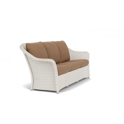 Lloyd Flanders™ Weekend Retreat Sofa - Antique White, Canvas Natural