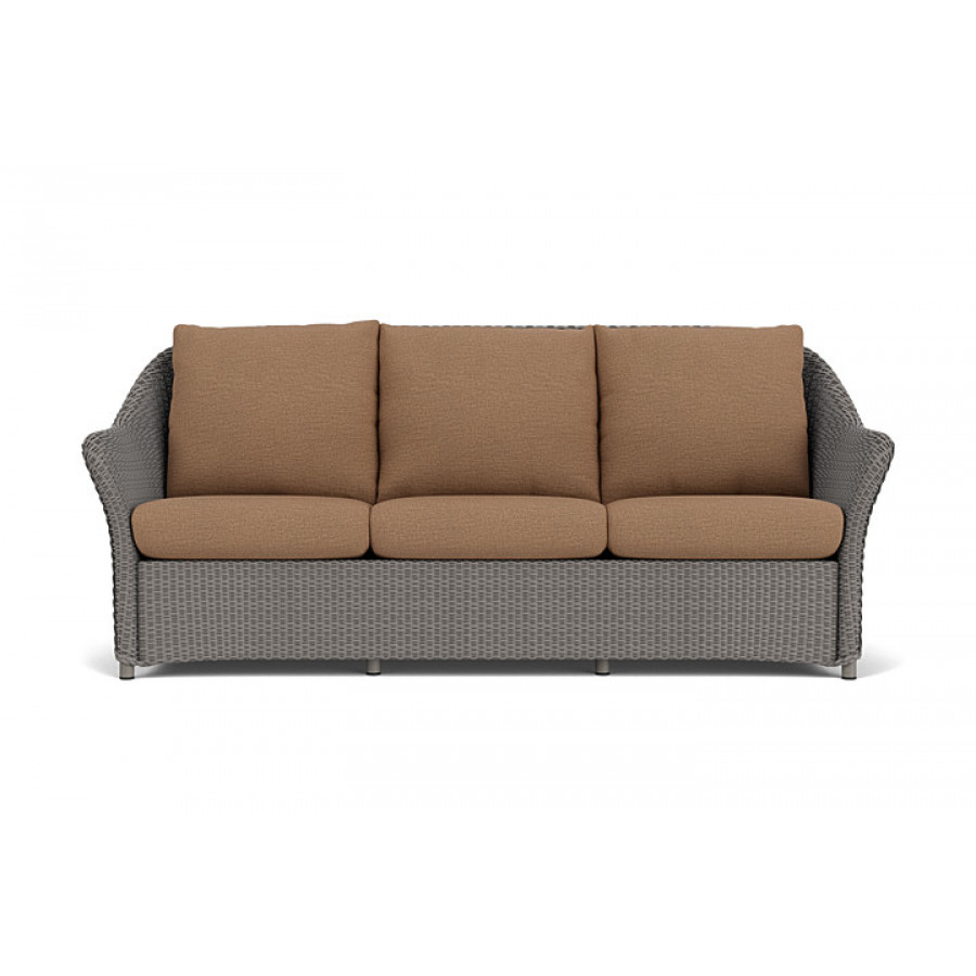 Lloyd Flanders™ Weekend Retreat Sofa - Pewter, Canvas Natural