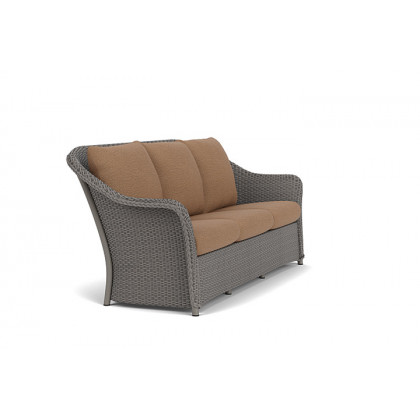 Lloyd Flanders™ Weekend Retreat Sofa - Pewter, Canvas Natural