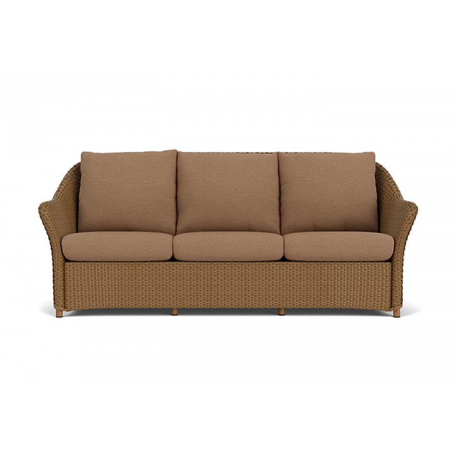 Lloyd Flanders™ Weekend Retreat Sofa - Hickory, Canvas Natural
