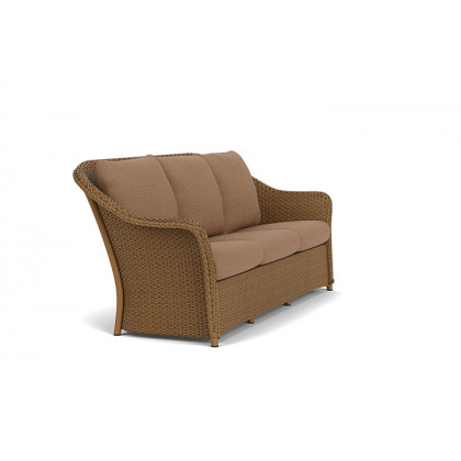 Lloyd Flanders™ Weekend Retreat Sofa - Hickory, Canvas Natural
