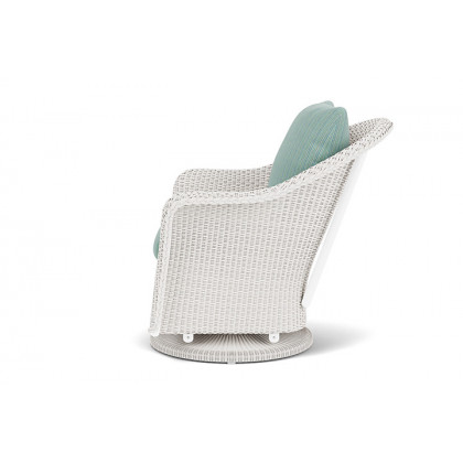 Lloyd Flanders™ Weekend Retreat Swivel Glider Lounge Chair - White, Unearth Dew