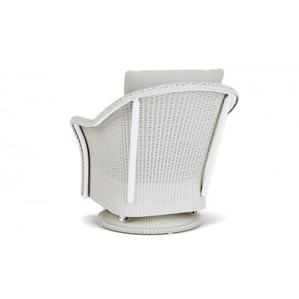 Lloyd Flanders™ Weekend Retreat Swivel Glider Lounge Chair - Matte White, Loveboat Mint