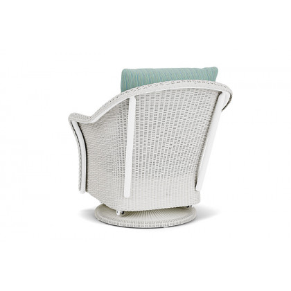 Lloyd Flanders™ Weekend Retreat Swivel Glider Lounge Chair - Matte White, Unearth Dew