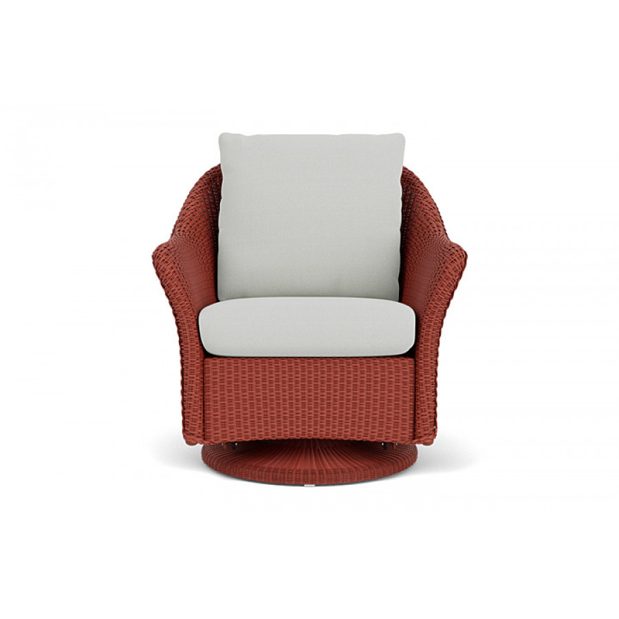 Lloyd Flanders™ Weekend Retreat Swivel Glider Lounge Chair - Terracotta, Loveboat Mint