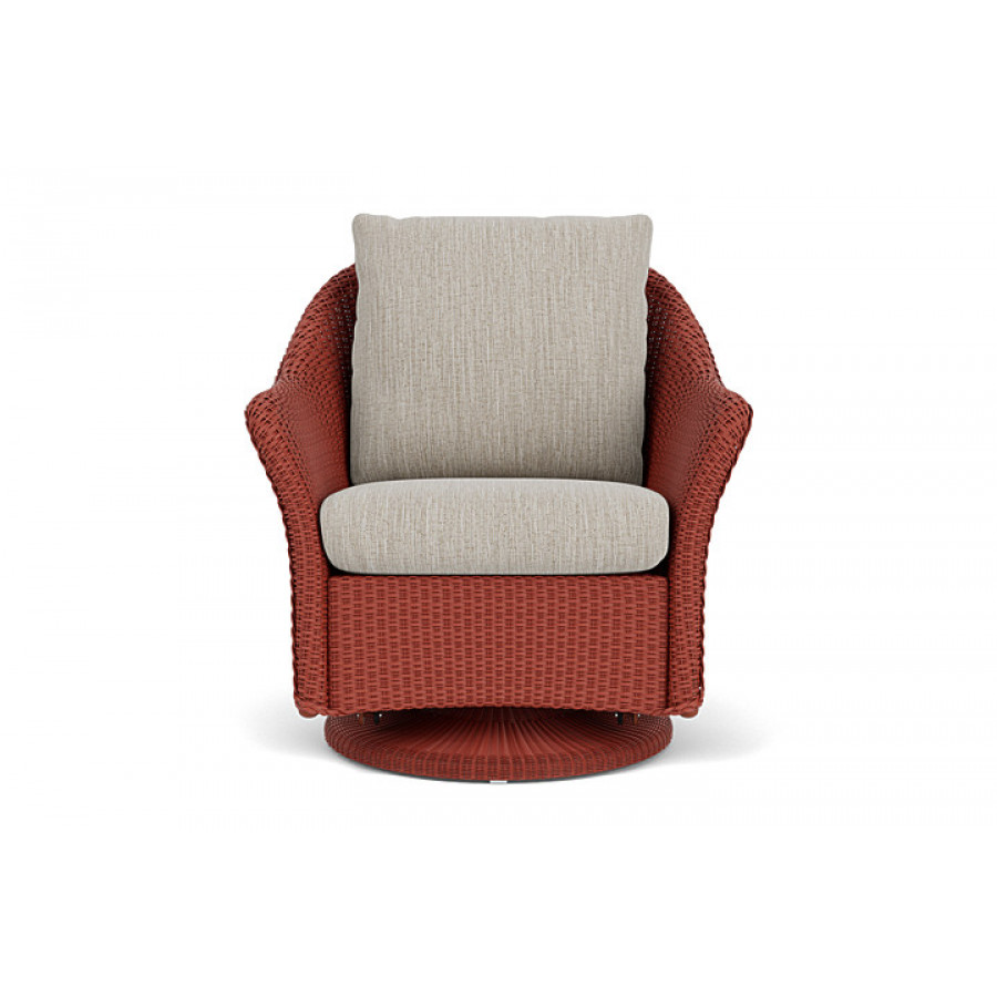 Lloyd Flanders™ Weekend Retreat Swivel Glider Lounge Chair - Terracotta, Callen Celadon