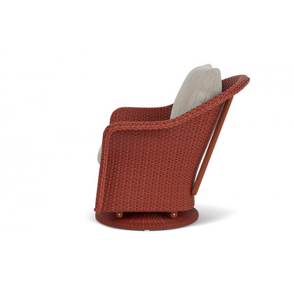 Lloyd Flanders™ Weekend Retreat Swivel Glider Lounge Chair - Terracotta, Callen Celadon