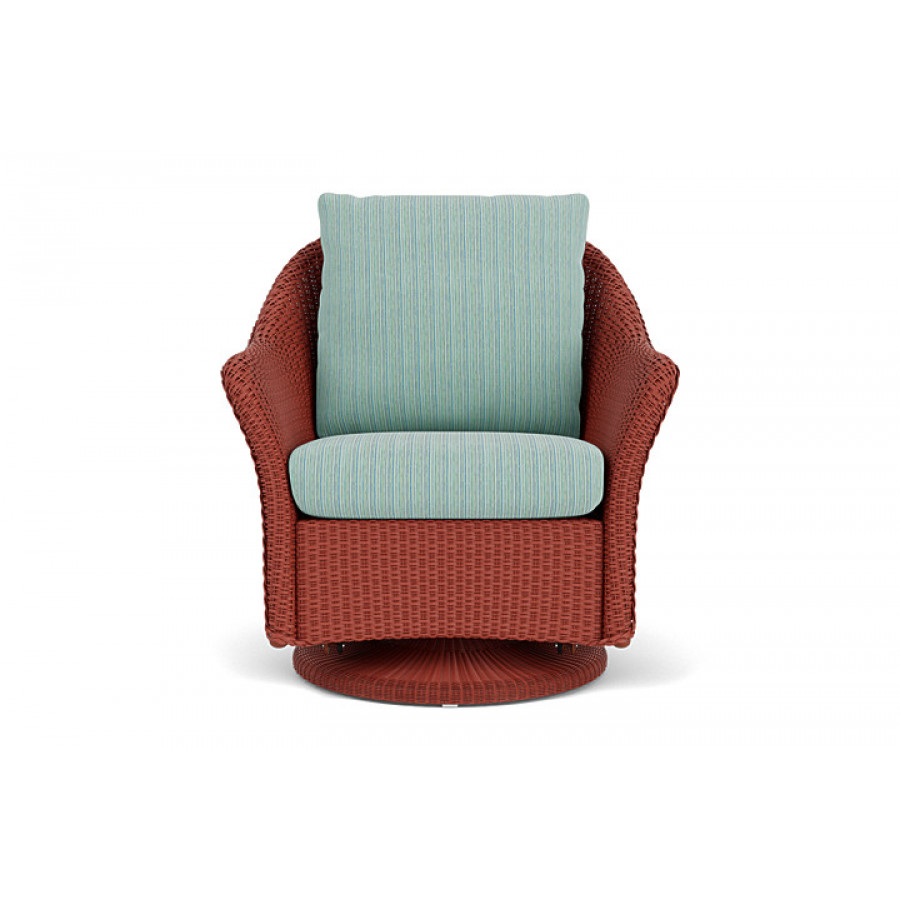 Lloyd Flanders™ Weekend Retreat Swivel Glider Lounge Chair - Terracotta, Unearth Dew